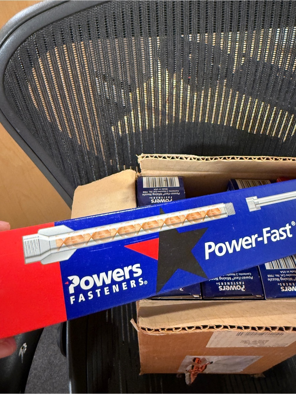 Power-Fast Collated Fasteners in Blue